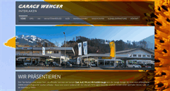 Desktop Screenshot of garagewenger.ch